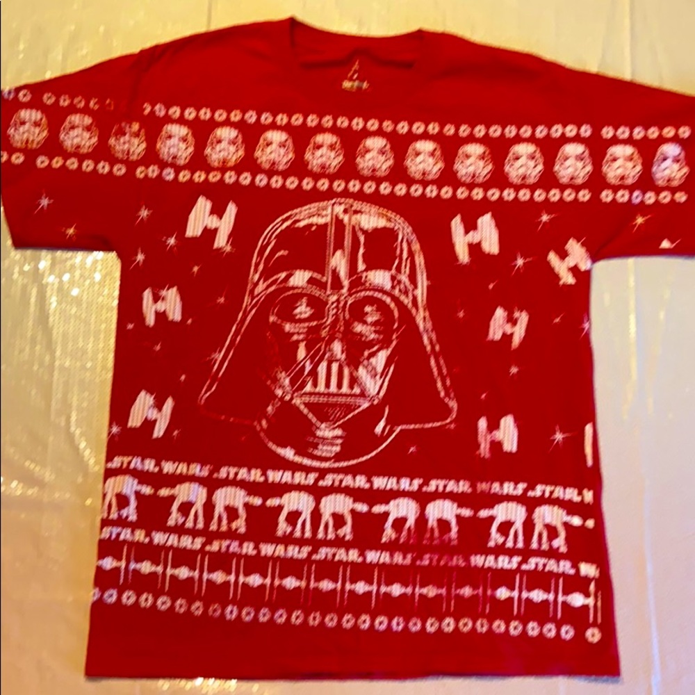 Ugly Sweater Style Darth Vader Tee